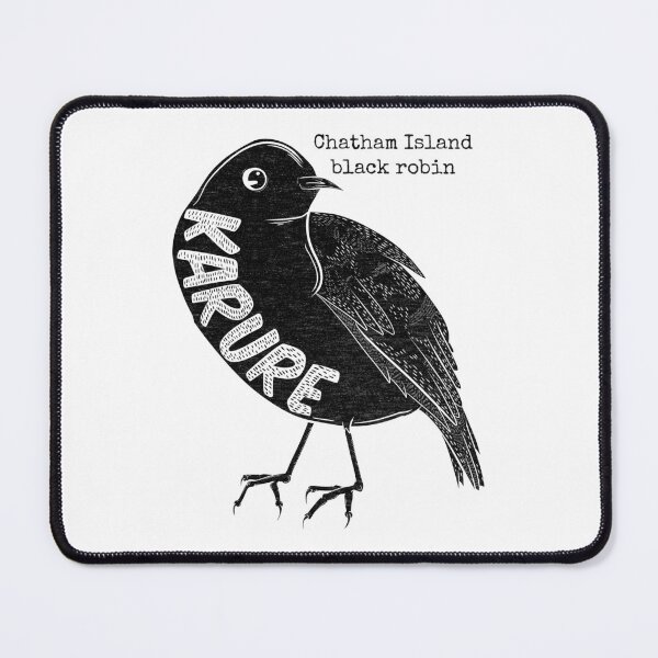 Item preview, Karure / Chatham Island black robin designed and sold by piedaydesigns.