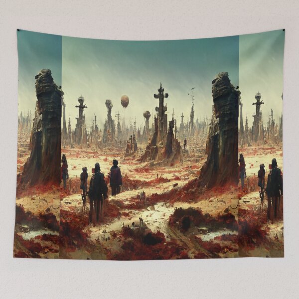 Item preview, Planet Warz - Deadbones - Land of Sandtas "Planet Hellcabone" designed and sold by Brazz Official.