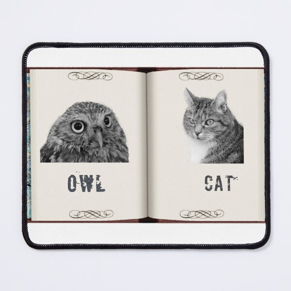 Item preview, CAT AND AN OWL CUTE BEST FRIEND designed and sold by Trilala.