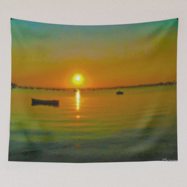 Item preview, Helmsdale Sunset at Sea designed and sold by ArtOfScotland.