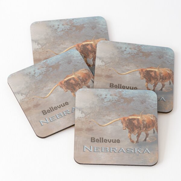 Item preview, Longhorn Bull Bellevue Nebraska designed and sold by Elisabeth Lucas.