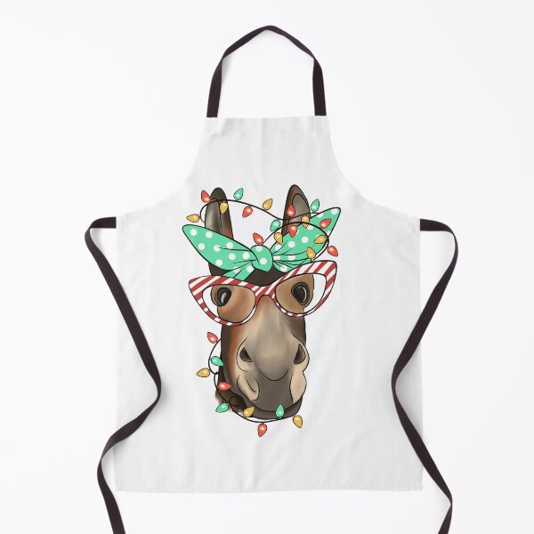 Item preview, Donkey Head tied in Christmas Lights  designed and sold by Make-My-Fun.