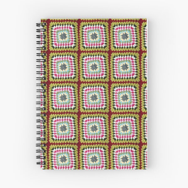 Item preview, Crochet Granny Square Rainbow Colorful designed and sold by Sasidenidesign.