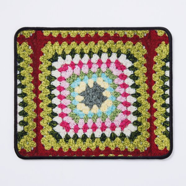 Item preview, Crochet Granny Square Rainbow Colorful designed and sold by Sasidenidesign.
