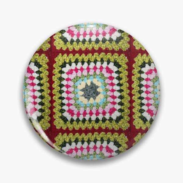 Item preview, Crochet Granny Square Rainbow Colorful designed and sold by Sasidenidesign.