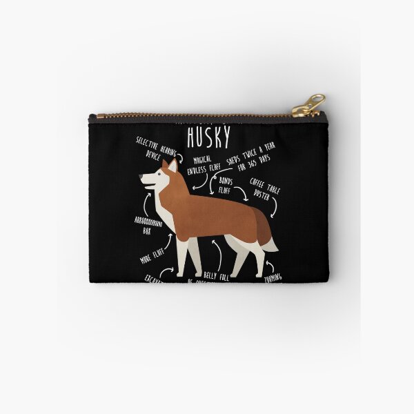 Item preview, Red Siberian Husky Dog Anatomy designed and sold by Clara Hollins.