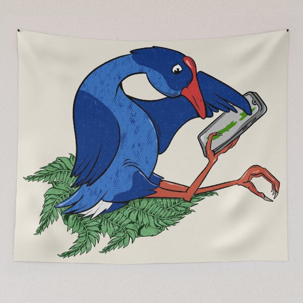 Item preview, Pukeko Mobile Phone designed and sold by piedaydesigns.