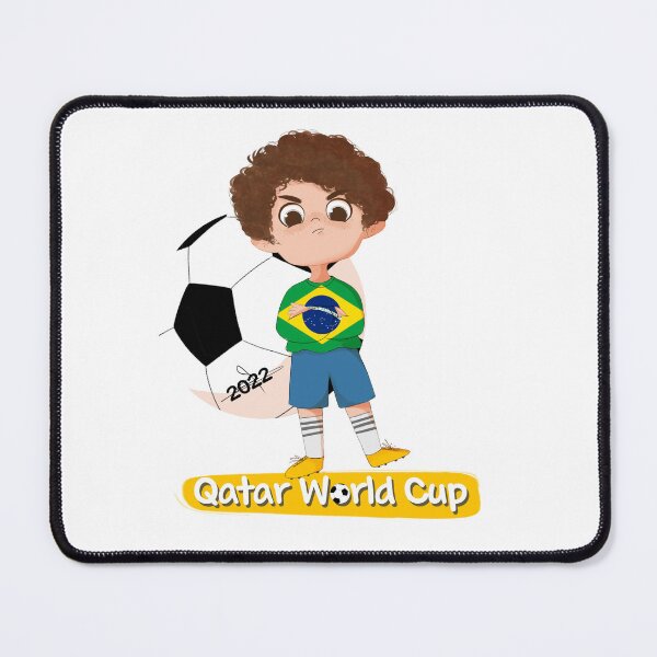 Item preview, World Cup Qatar 2022 Brazil designed and sold by KholoodIllust.