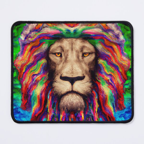 Item preview, Psychedelic lion designed and sold by Ludvig823.