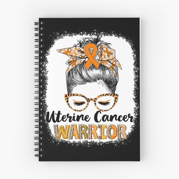 Item preview, Messy Bun Leopard Uterine Cancer Warrior designed and sold by rechardtee.