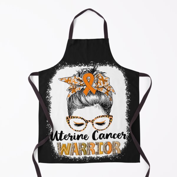 Item preview, Messy Bun Leopard Uterine Cancer Warrior designed and sold by rechardtee.