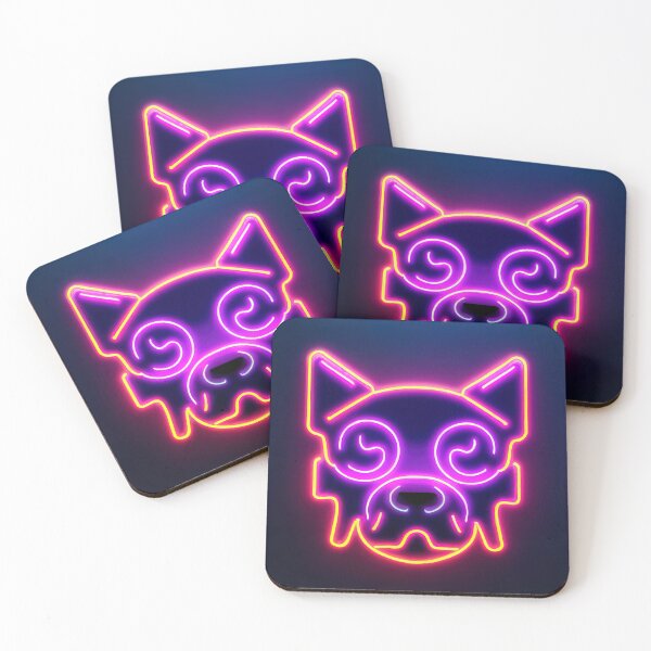 Item preview, Cyberpunk happy dog neon style 1 designed and sold by Laguardia3D.