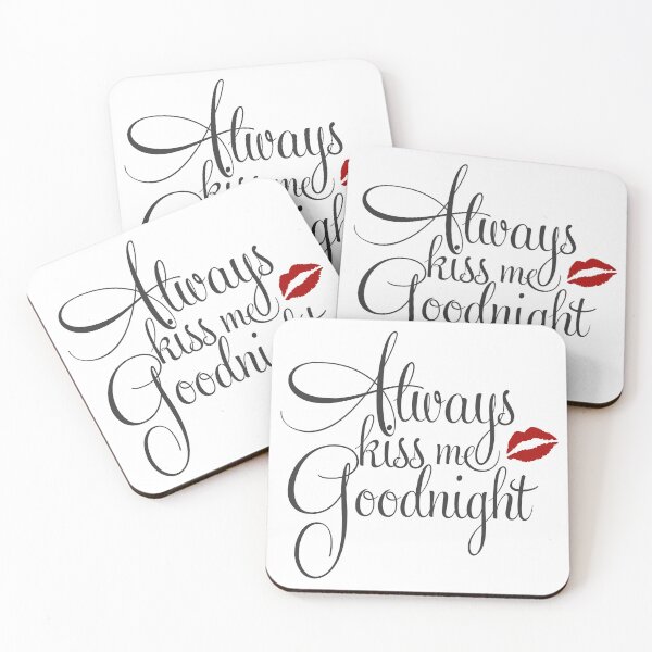 Item preview, Always Kiss Me GoodNight designed and sold by GraceArt4You.