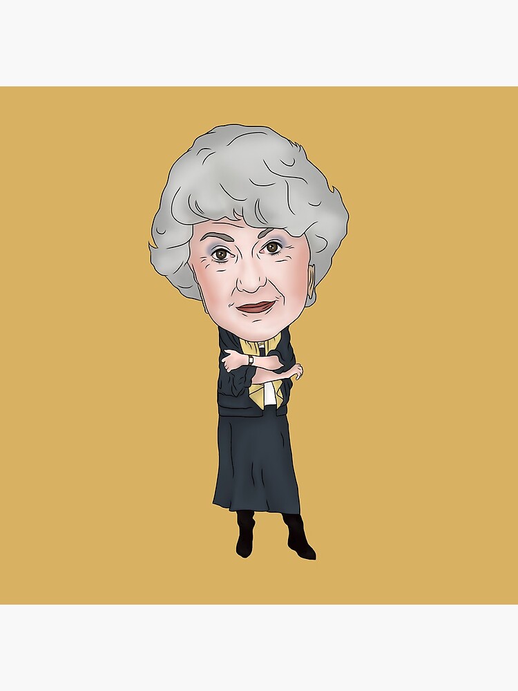 Acrylic Painting Dorothy 80s Artwork Gucci Dorothy Zbornak Golden Girls Golden Girls Dorothy Art Print Bea Arthur Tropical