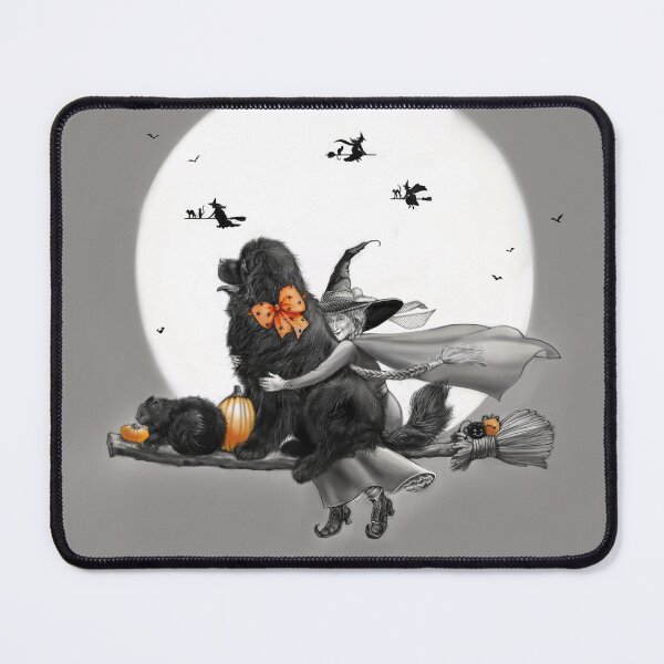 Item preview, Newfie on a Broomstick designed and sold by Patricia Reeder Eubank.