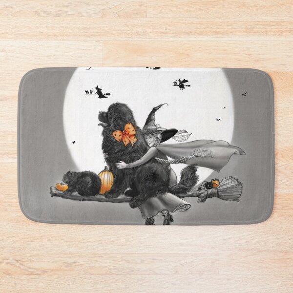 Item preview, Newfie on a Broomstick designed and sold by Patricia Reeder Eubank.