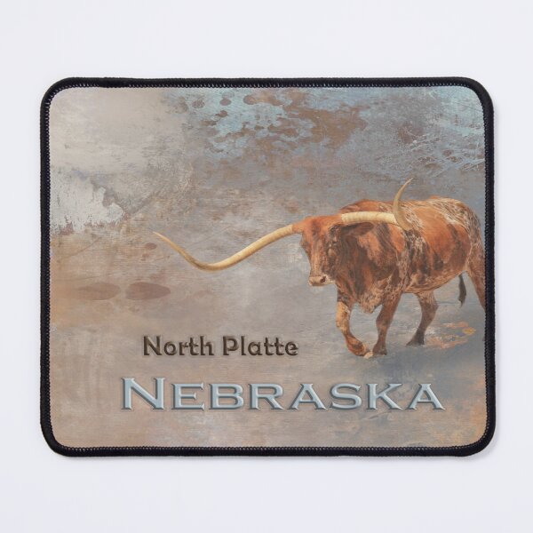 Item preview, Longhorn Bull North Platte Nebraska designed and sold by Elisabeth Lucas.