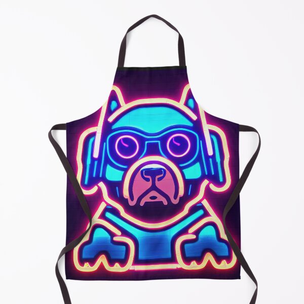 Item preview, Perro feliz en Neon Cyberpunk Style 2 designed and sold by Laguardia3D.