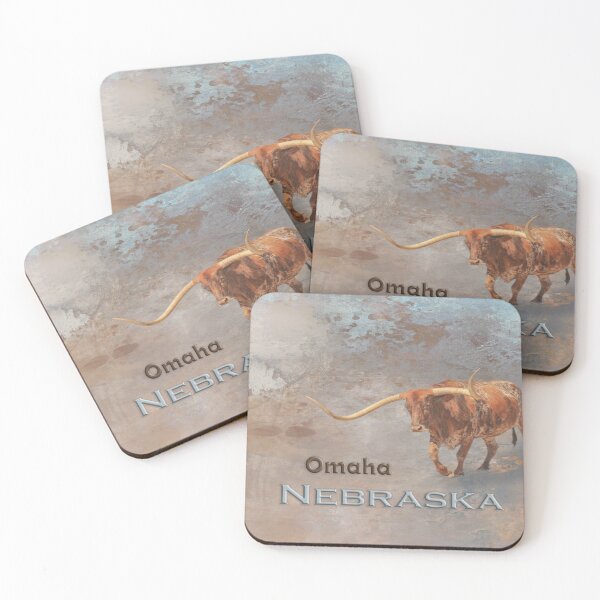 Item preview, Toro de cuernos largos Omaha Nebraska designed and sold by Elisabeth Lucas.