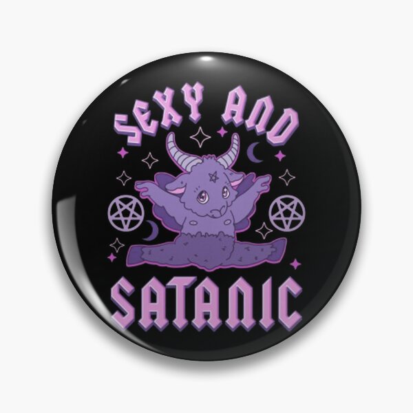 Sexy Satan Pins and Buttons for Sale Redbubble image