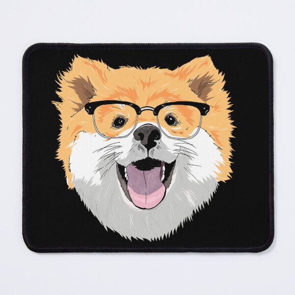Item preview, Funny Cute Corgi Wearing Glasses designed and sold by Grafik Traffik.