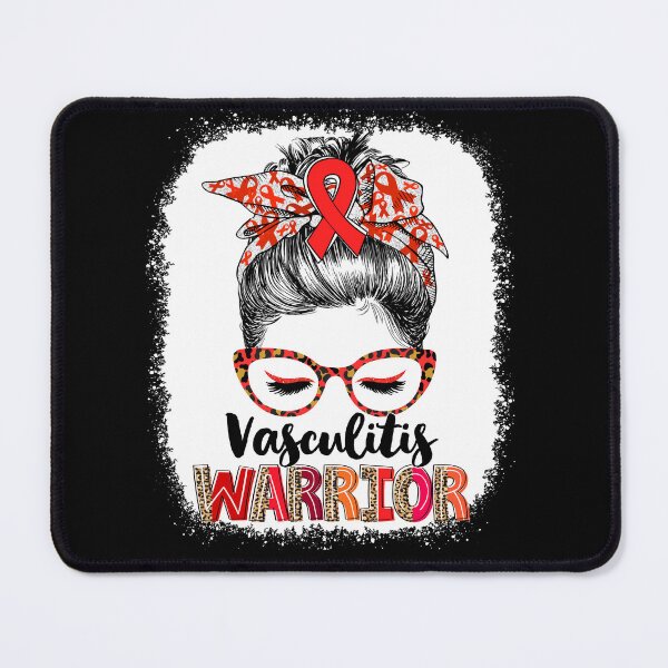 Item preview, Messy Bun Leopard Vasculitis Warrior designed and sold by rechardtee.