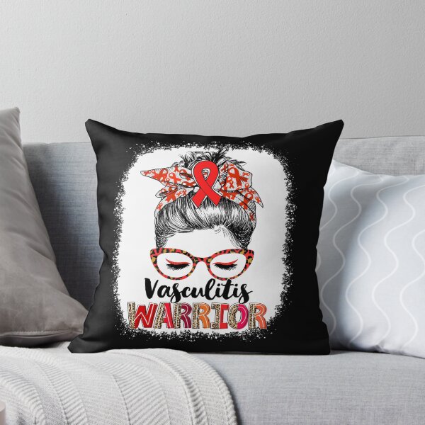 Item preview, Messy Bun Leopard Vasculitis Warrior designed and sold by rechardtee.