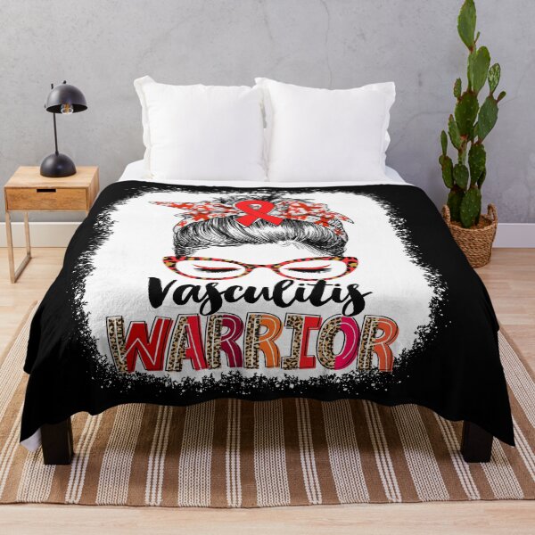 Item preview, Messy Bun Leopard Vasculitis Warrior designed and sold by rechardtee.