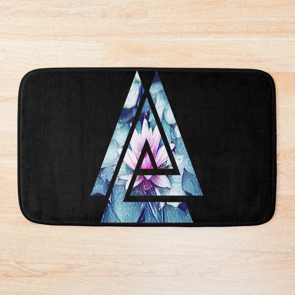 Item preview, Artsy Floral Lotus Abstract Geometric Triangle Graphic designed and sold by Paula Helit.