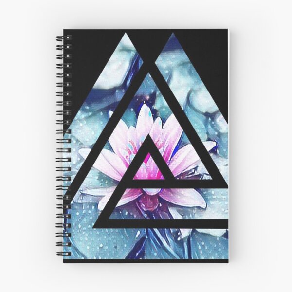 Item preview, Artsy Floral Lotus Abstract Geometric Triangle Graphic designed and sold by Paula Helit.