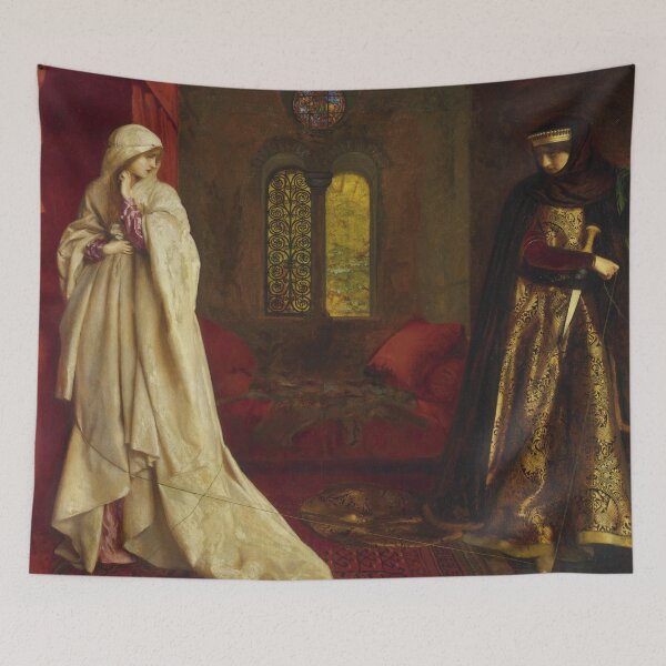 Item preview, Fair Rosamund and Eleanor | Frank Cadogan Cowper | 1920 Pre-Raphaelite Art designed and sold by CJET.
