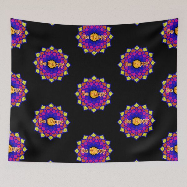 Item preview, Be Happy flower  designed and sold by LLC-Designs.