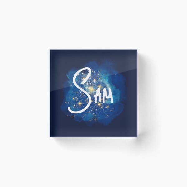 Item preview, Sam, Stars and Watercolor designed and sold by faithtfoster.