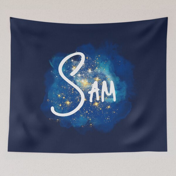 Item preview, Sam, Stars and Watercolor designed and sold by faithtfoster.