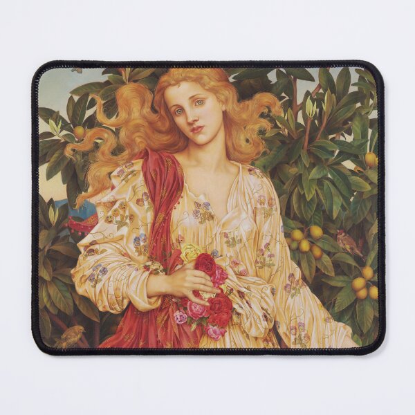 Item preview, Flora | Evelyn de Morgan | 1894 Pre-Raphaelite Art designed and sold by CJET.