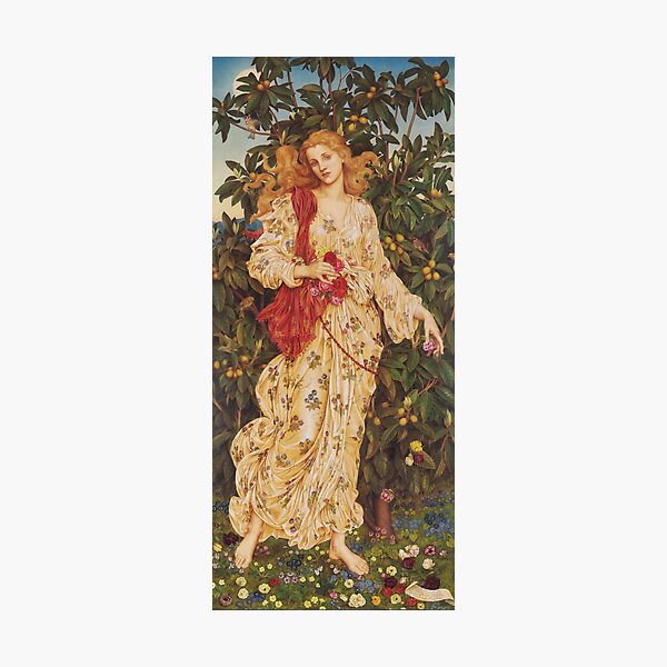 Item preview, Flora | Evelyn de Morgan | 1894 Pre-Raphaelite Art designed and sold by CJET.