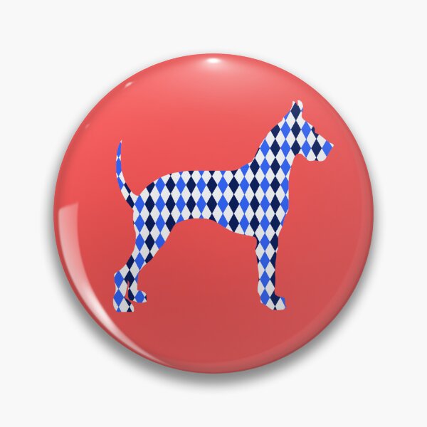 Item preview, Blue Harlequin Great Dane Silhouette designed and sold by Deborah Camp.