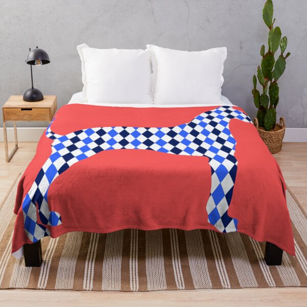 Item preview, Blue Harlequin Great Dane Silhouette designed and sold by Deborah Camp.