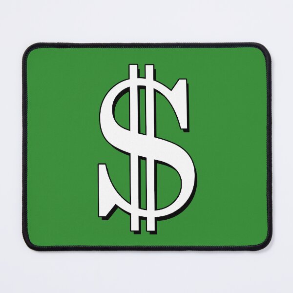 Aperçu de l'œuvre DOLLAR Signe Symbole Argent Vert Billets D'un Dollar créée et vendue par PuddleMart.