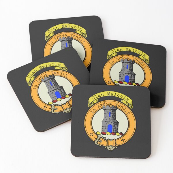 Item preview, Malcolm Clan Surname crest designed and sold by BagTown Clans.
