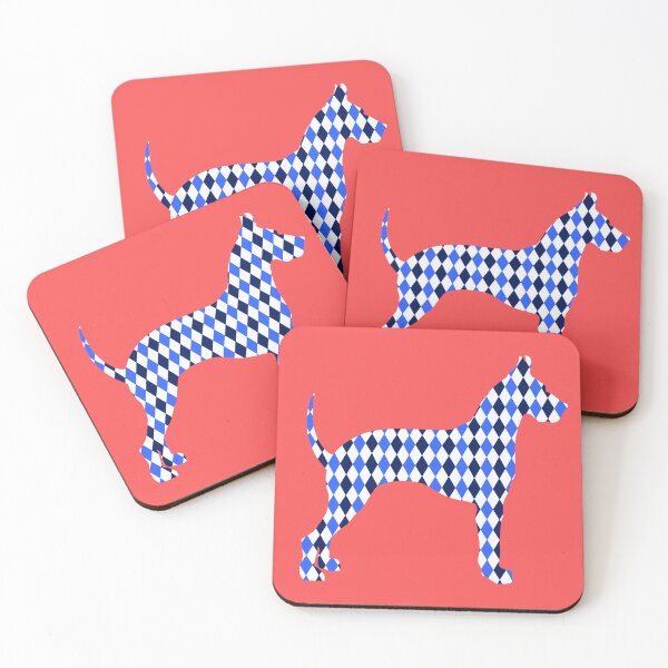 Item preview, Blue Harlequin Great Dane Silhouette designed and sold by Deborah Camp.