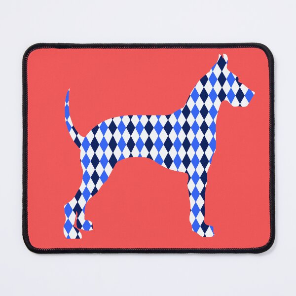 Item preview, Blue Harlequin Great Dane Silhouette designed and sold by Deborah Camp.