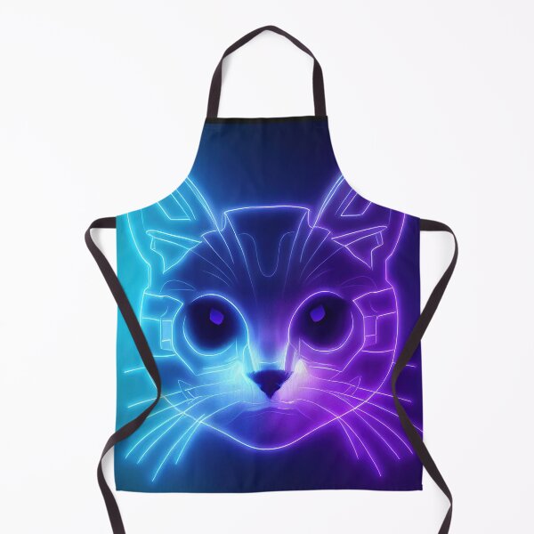 Item preview, Gato feliz en neón estilo Cyberpunk 3 designed and sold by Laguardia3D.