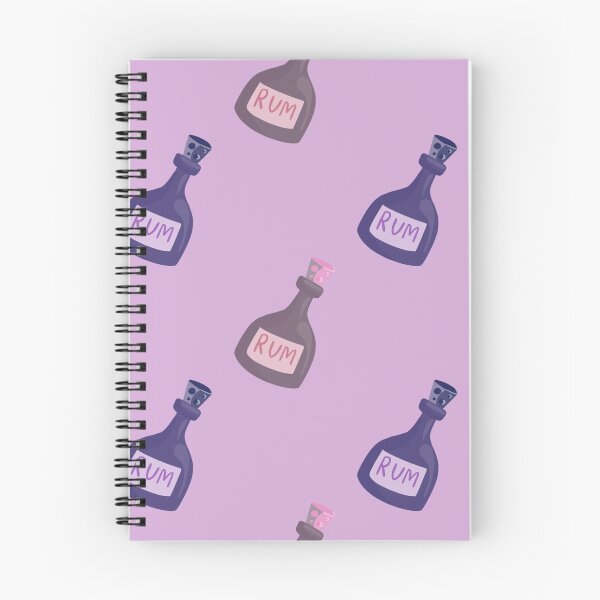 Item preview, Dark and Light Purple Rum Bottles Pattern designed and sold by Sport-it.