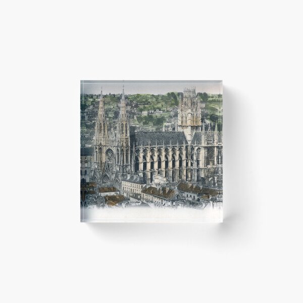 Item preview, 1905 Panorama Saint Ouen Abbey and Rouen, France designed and sold by historicimage.