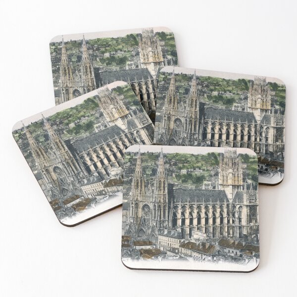 Item preview, 1905 Panorama Saint Ouen Abbey and Rouen, France designed and sold by historicimage.