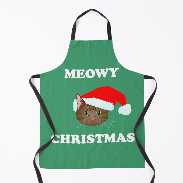 Item preview, Meowy Christmas: Brown Tabby (White) designed and sold by Zia Frazier.