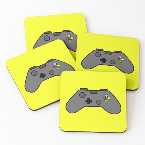Item preview, Game controller-yellow background  designed and sold by charmednight.