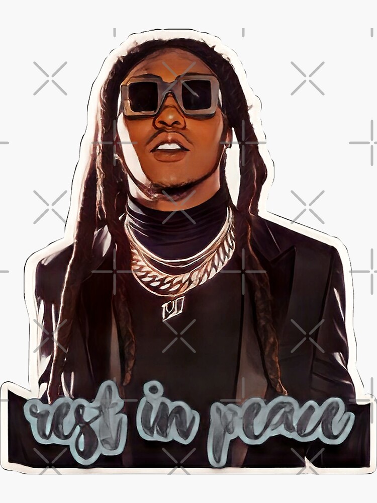 Rip Takeoff 1994 2022 Migos Sticker For Sale By Lindauk Redbubble