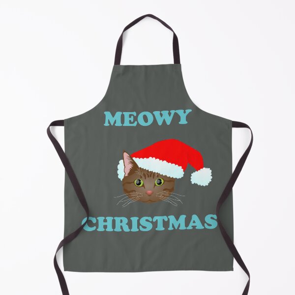 Item preview, Meowy Christmas: Brown Tabby (Blue) designed and sold by Zia Frazier.